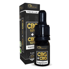 CBG + CBD kapljice 5ml